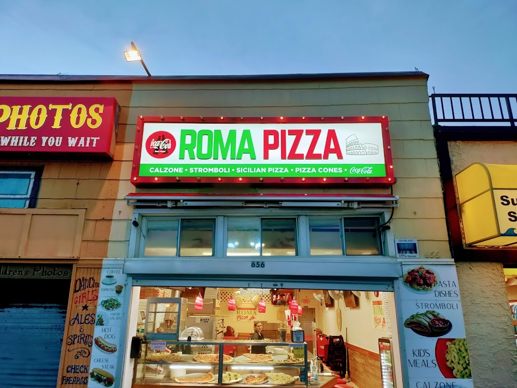 Roma Pizza | 656 Boardwalk, Ocean City, NJ 08226 | Phone: (609) 399-6597