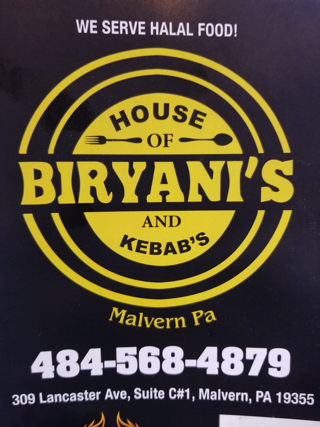 House of Biryanis and Kebabs Malvern PA | 309 Lancaster Ave Suite # C1, Malvern, PA 19355 | Phone: (484) 568-4879
