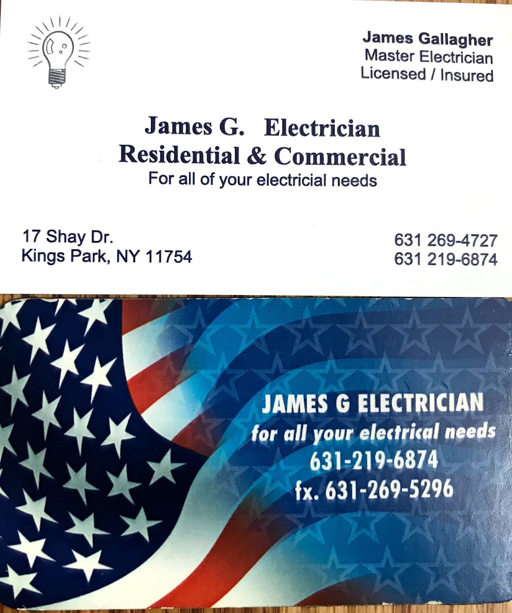 James G Electrician | 17 Shay Dr, Kings Park, NY 11754 | Phone: (631) 219-6874