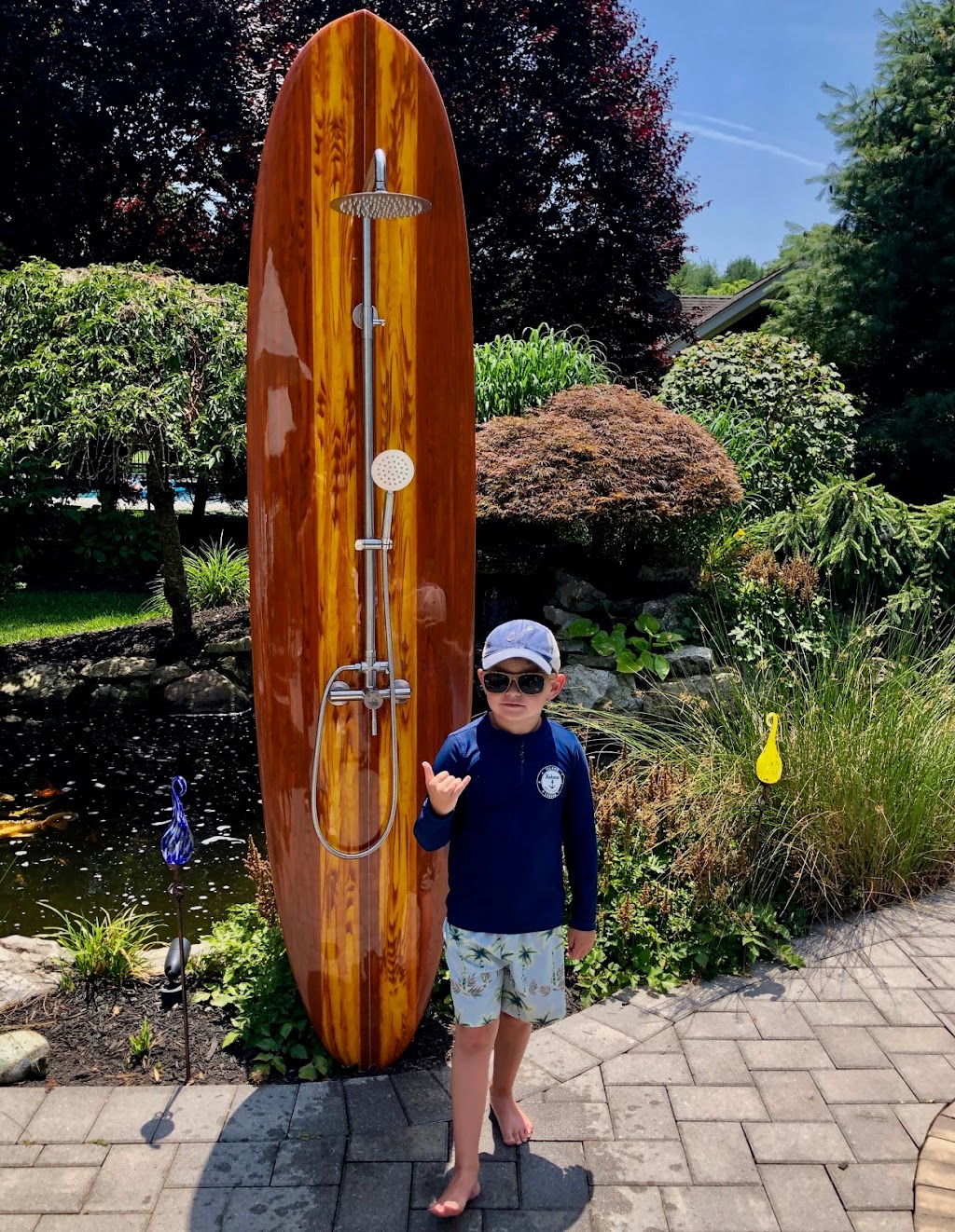 The 8th Wave Outdoor Surfboard Shower | 15 Frowein Rd, Center Moriches, NY 11934 | Phone: (631) 909-3952