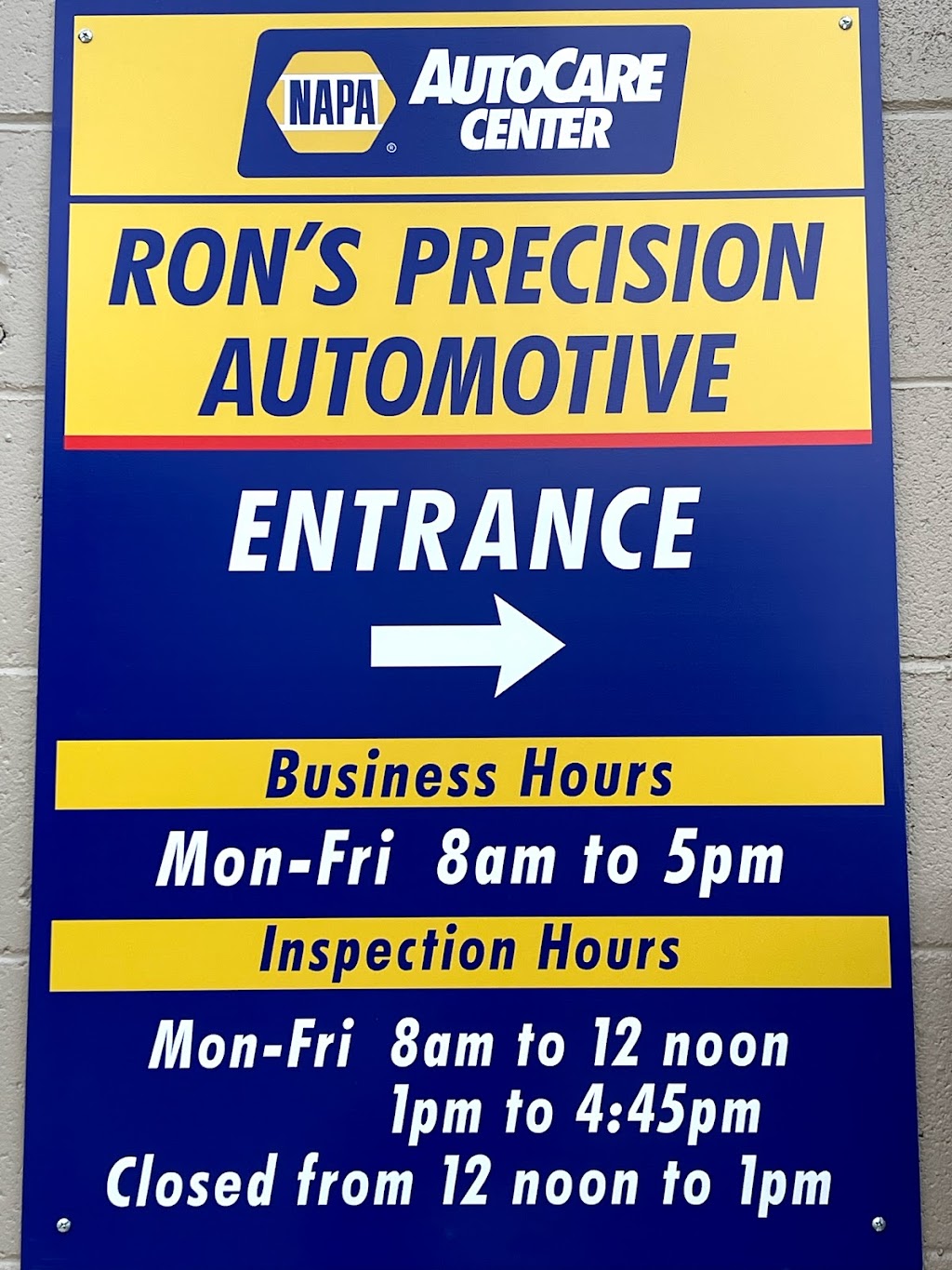 Rons Precision Automotive | 504 Granby Rd Ste C, South Hadley, MA 01075 | Phone: (413) 534-4220