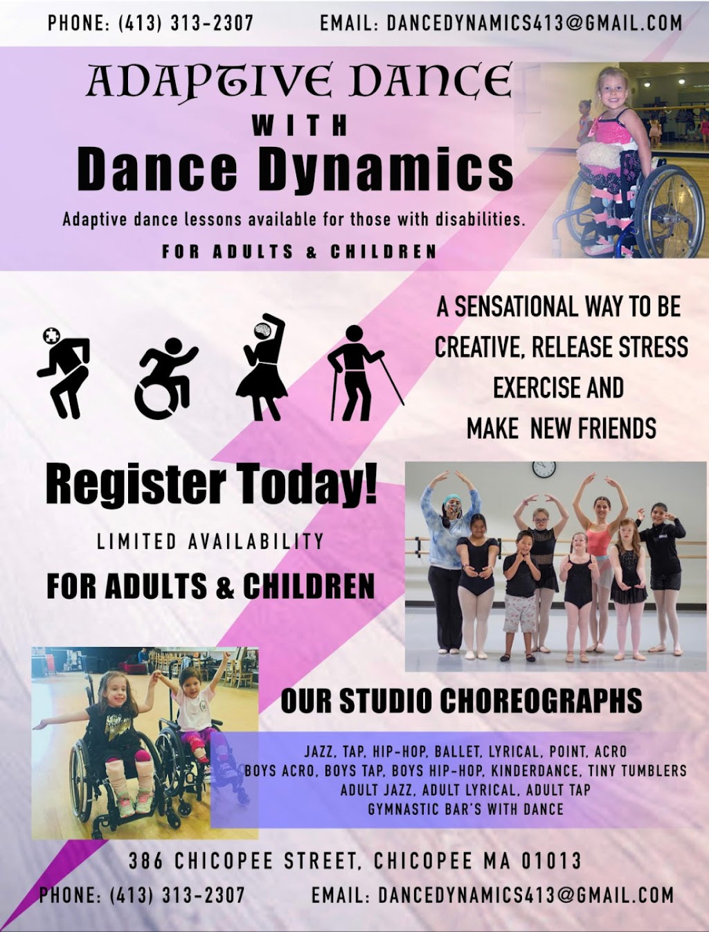 Dance Dynamics | 386 Chicopee St, Chicopee, MA 01013 | Phone: (413) 313-2307