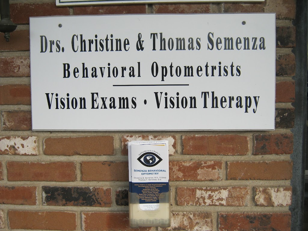 Semenza Behavorial Optometry | 19 Halls Rd # 210, Old Lyme, CT 06371 | Phone: (860) 434-2509