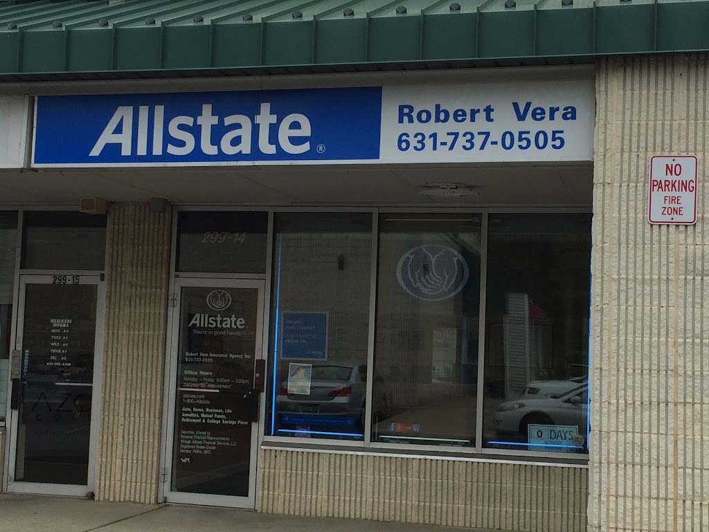 Robert Vera: Allstate Insurance | 299 Hawkins Ave Ste 14, Ronkonkoma, NY 11779 | Phone: (631) 737-0505