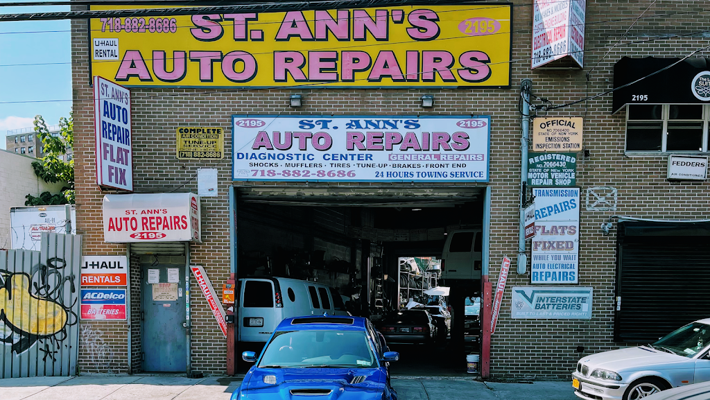 St Anns Auto Repair Inc | 2195 New England Thruway, The Bronx, NY 10475 | Phone: (718) 882-8686
