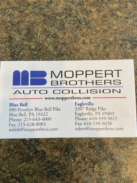 Moppert Brothers at Eagleville | 3307 Ridge Pike, Eagleville, PA 19403 | Phone: (610) 539-5025