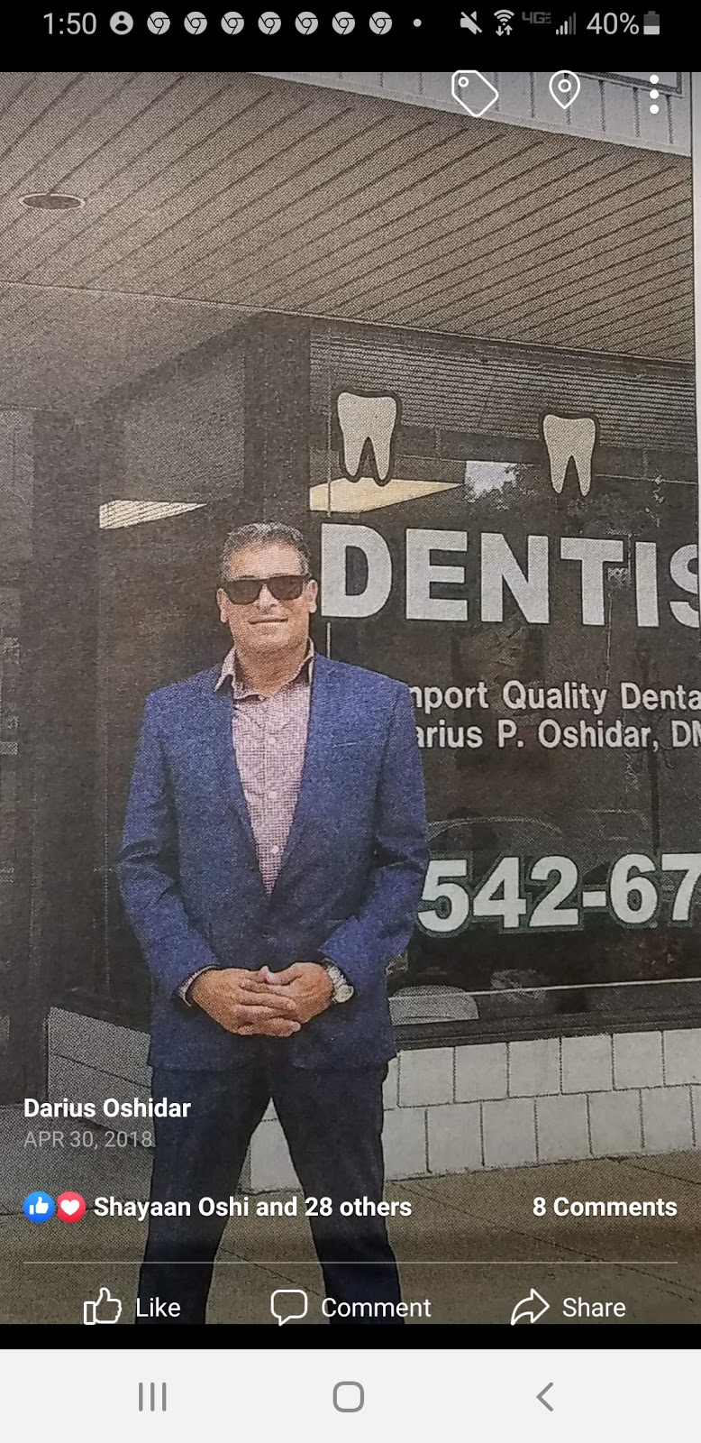 Darius P. Oshidar, DMD | 265 E Main St A, Oceanport, NJ 07757 | Phone: (732) 542-6706