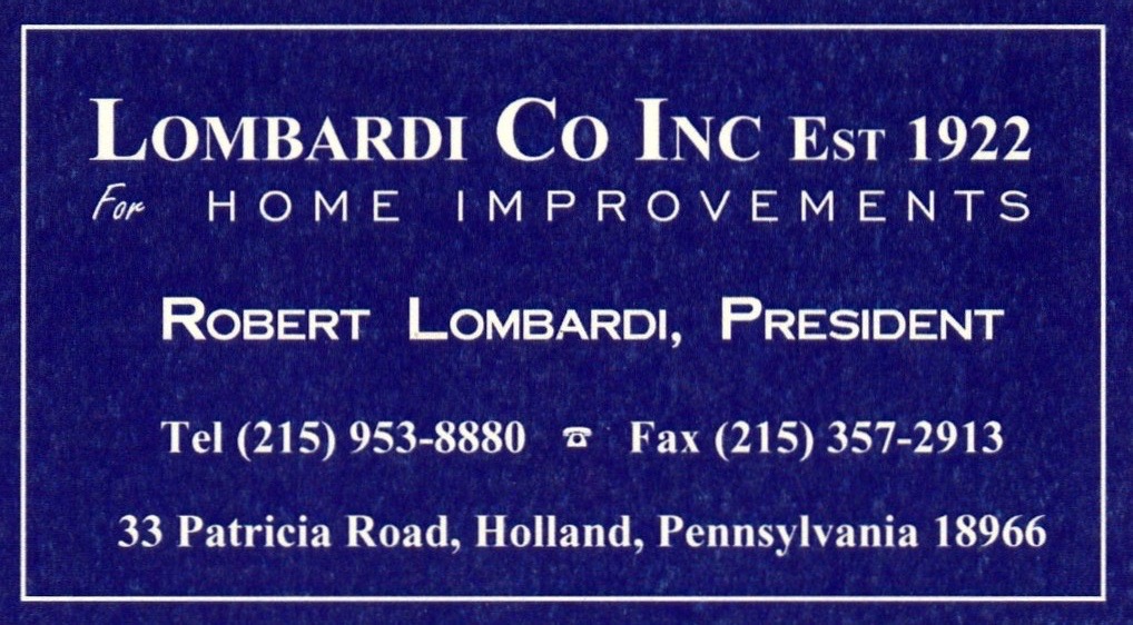 Lombardi Co | 33 E Patricia Rd, Holland, PA 18966 | Phone: (215) 953-8880