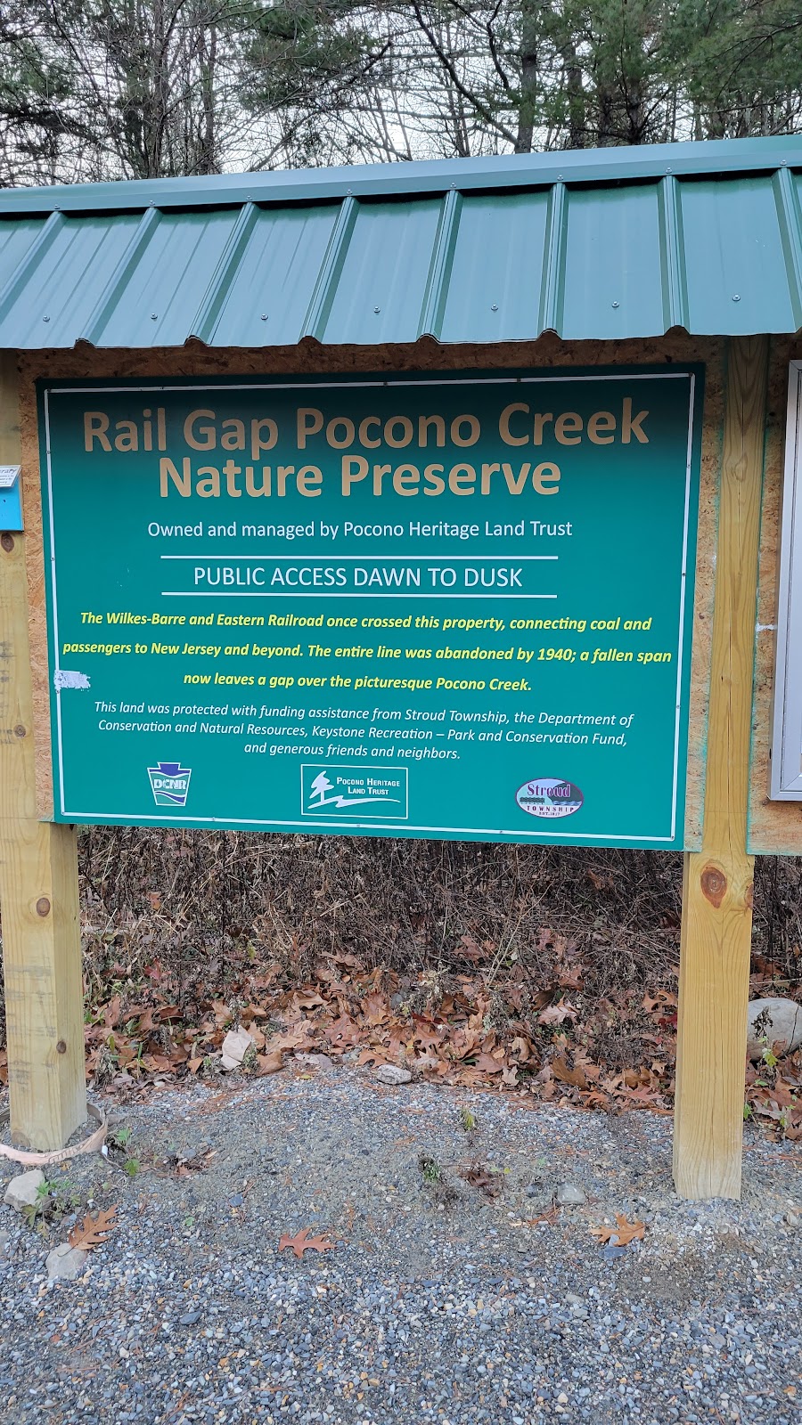 Rail Gap Pocono Creek Nature Preserve | 3555 Shafers School House Rd, Stroudsburg, PA 18360 | Phone: (570) 424-1514