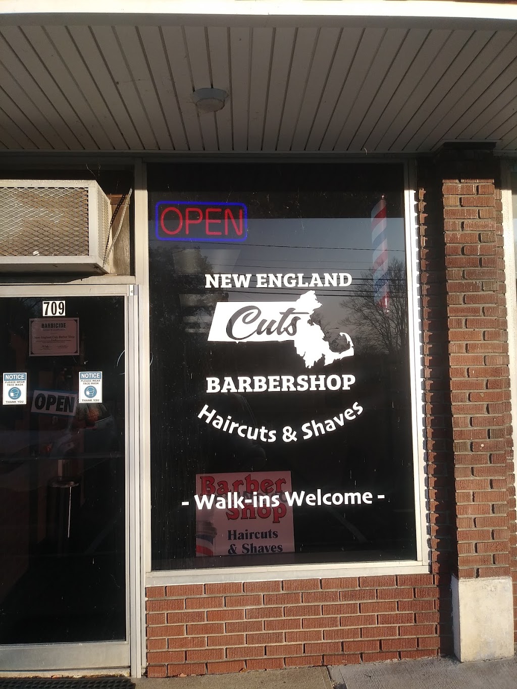 New England Cuts Barber Shop LLC | 709 Main St, Agawam, MA 01001 | Phone: (413) 328-5944