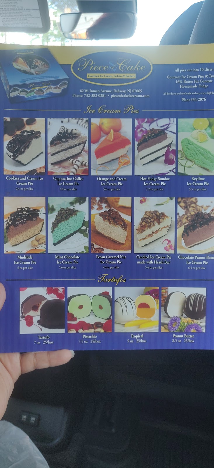 Piece of Cake Frozen Specialties, Inc. | 62 W Inman Ave, Rahway, NJ 07065 | Phone: (732) 382-0281