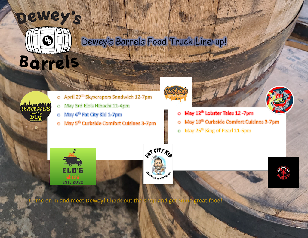 Deweys Barrels | 332 Poquonock Ave, Windsor, CT 06095 | Phone: (860) 298-9305