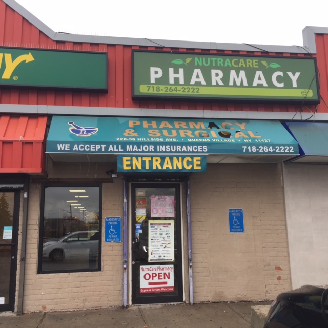 Nutracare Pharmacy | 22036 Hillside Avenue, Queens, NY 11427 | Phone: (718) 264-2222