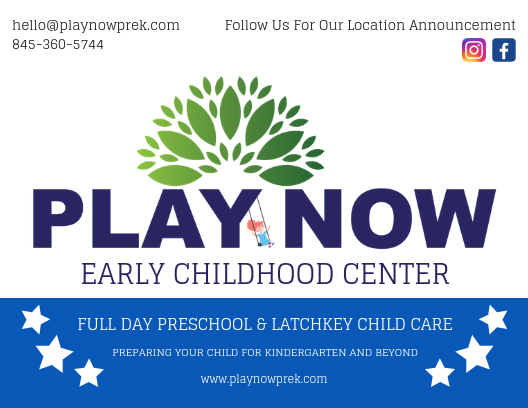 Play Now Early Childhood Center | 2250 Goshen Turnpike, Middletown, NY 10941 | Phone: (845) 673-5636