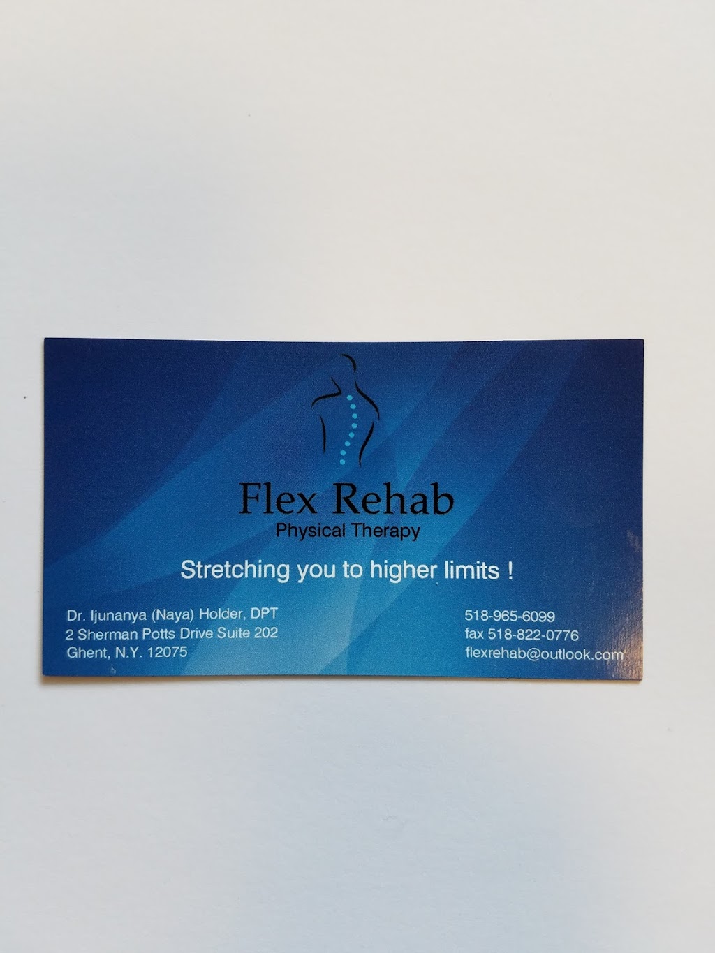 Flex Rehab Physical Therapy | 2 Sherman Potts Dr, Ghent, NY 12075 | Phone: (518) 429-1535