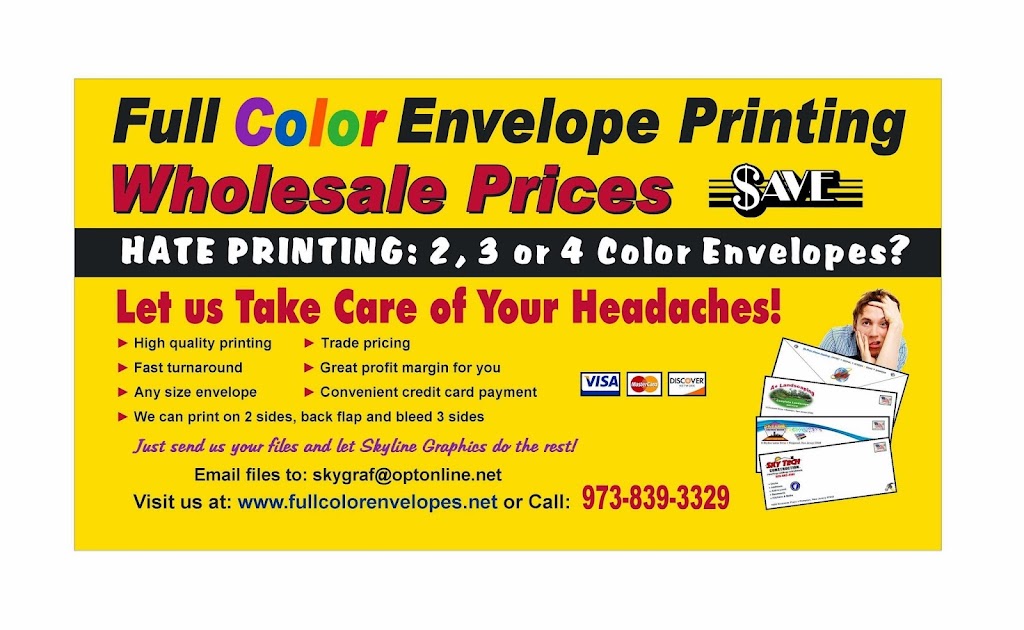 Wholesale Full Color Envelope Printing | 11 Skyline Lakes Dr, Ringwood, NJ 07456 | Phone: (973) 839-3329