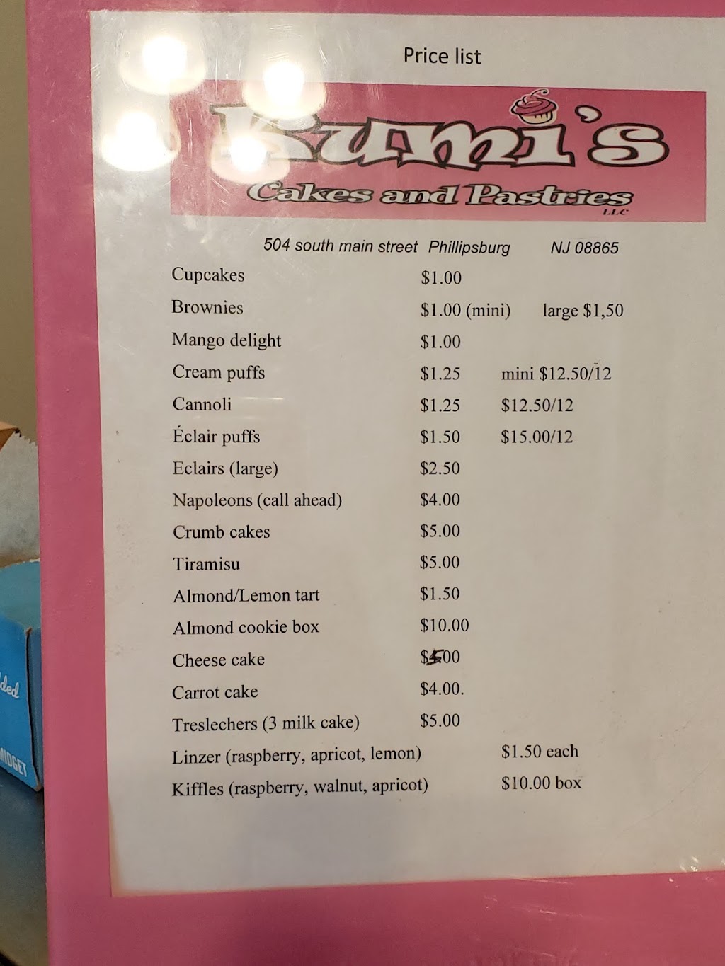Kumi Cakes & Pastries Llc | 502 S Main St, Phillipsburg, NJ 08865 | Phone: (908) 454-6486