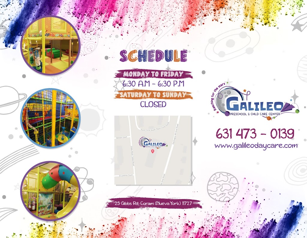 Galileo Preschool & Child Care Center | 25-13 Gibbs Rd, Coram, NY 11727 | Phone: (631) 473-0139