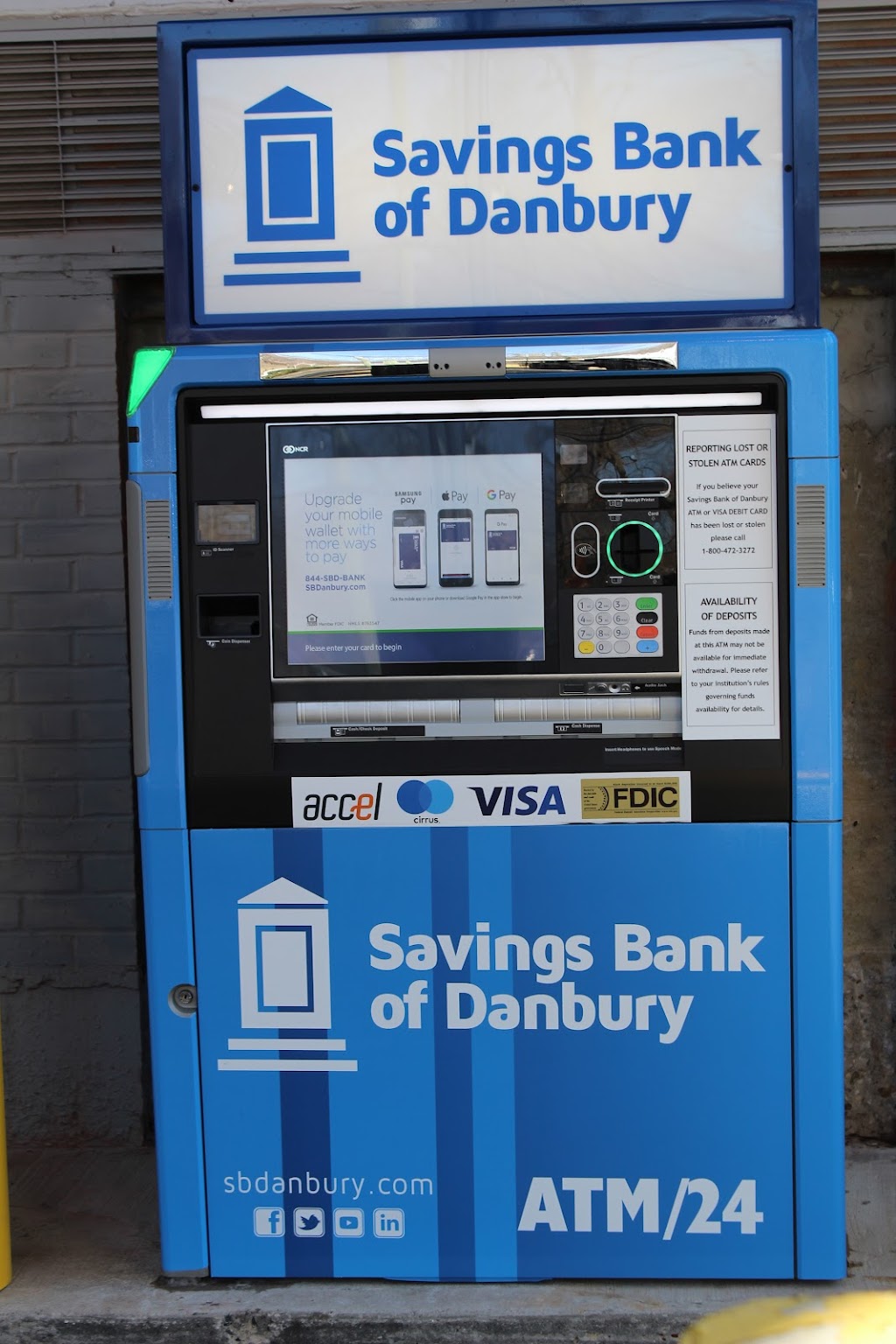 Savings Bank of Danbury | 295 Westport Ave, Norwalk, CT 06851 | Phone: (203) 703-6666