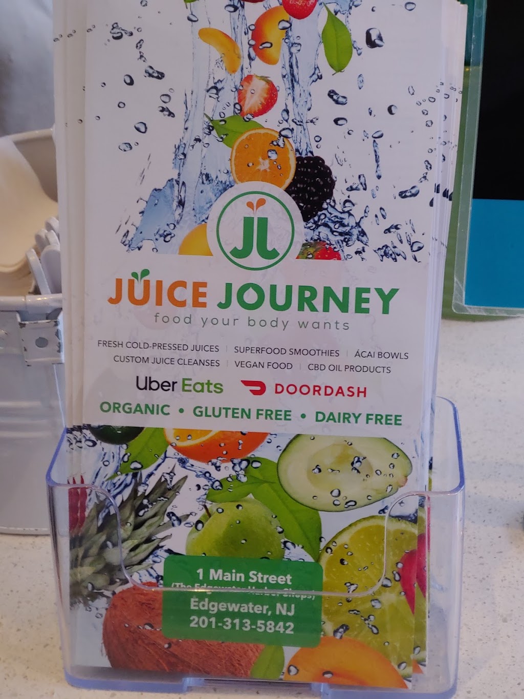 Juice Journey Cafe | 1 Main St, Edgewater, NJ 07020 | Phone: (201) 313-5842