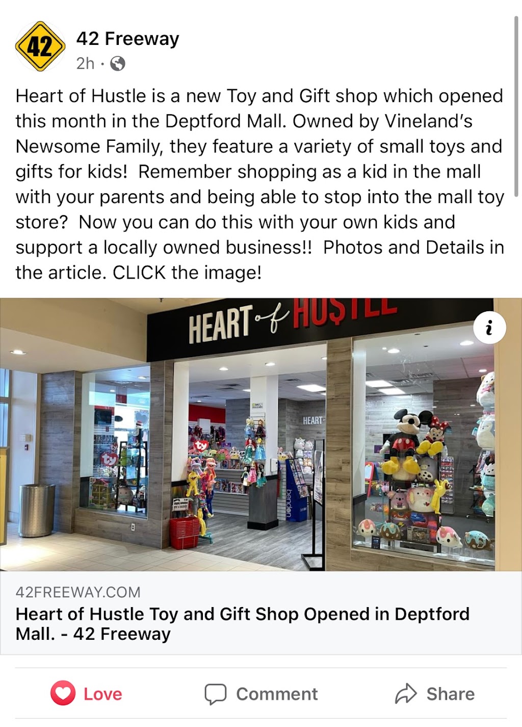 Heart of Hustle Gift Shop | 1750 Deptford Center Rd Store #2006, Deptford, NJ 08096 | Phone: (856) 315-5399