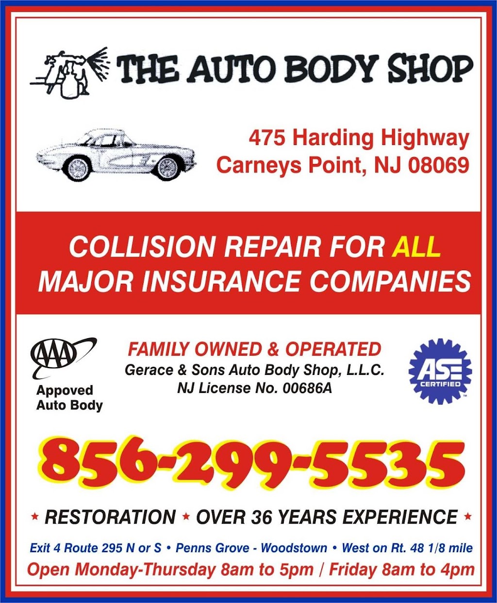 The Auto Body Shop | 475 Harding Hwy, Penns Grove, NJ 08069 | Phone: (856) 299-5535