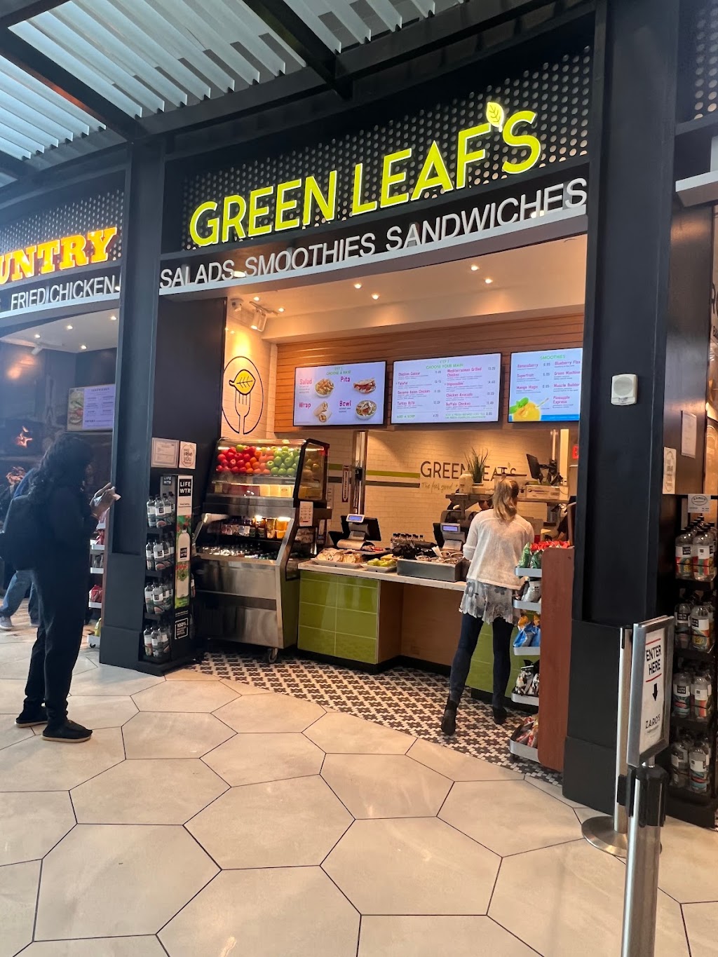 Green Leafs | LaGuardia Airport, Headhouse Food Hall Terminal B, Queens, NY 11371 | Phone: (718) 554-9550
