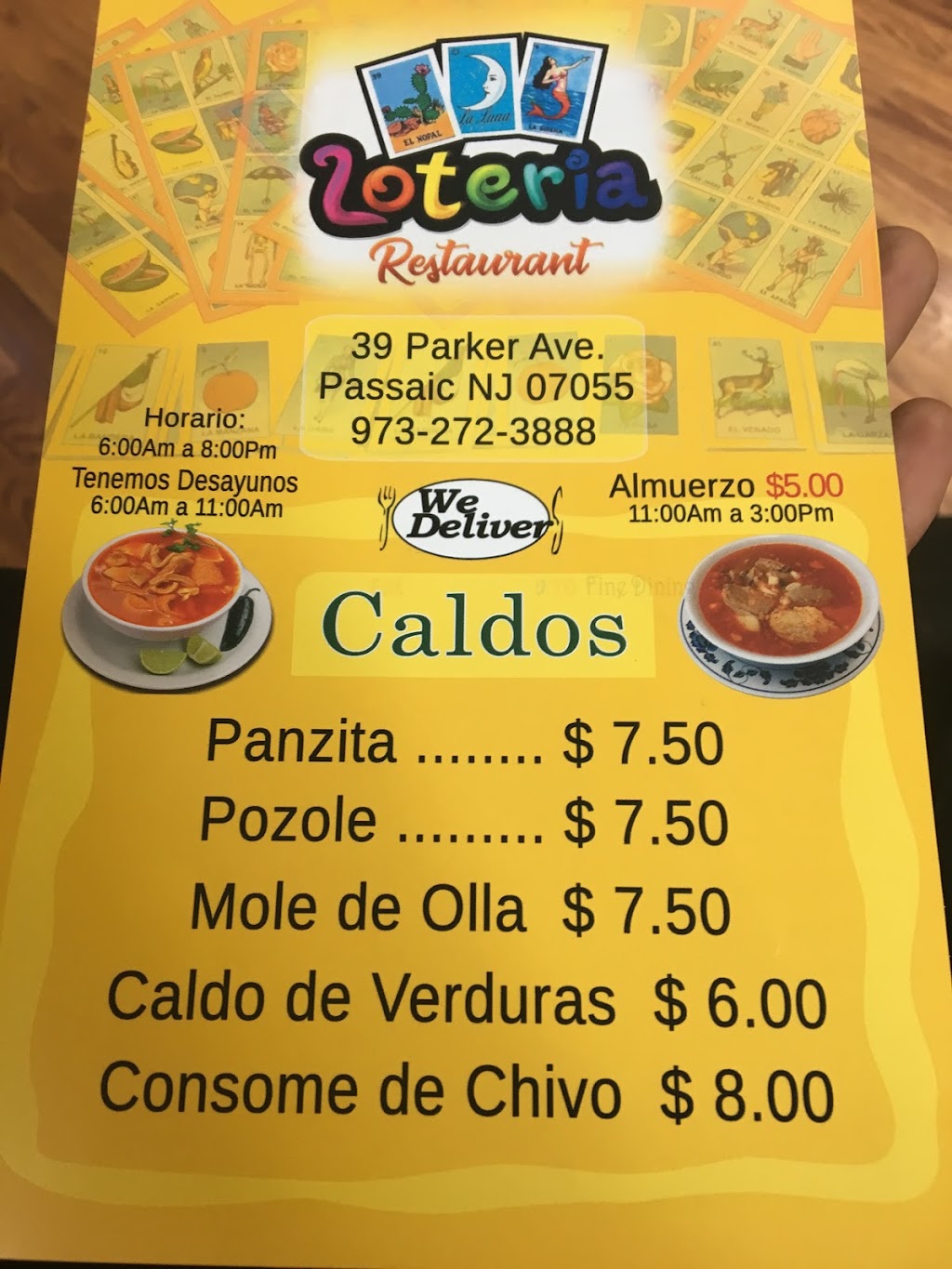 La Loteria Restaurant | 49 Parker Ave, Passaic, NJ 07055 | Phone: (973) 272-3888