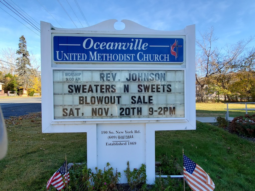 Oceanville United Methodist Church | 190 S New York Rd, Oceanville, NJ 08231 | Phone: (609) 404-7757