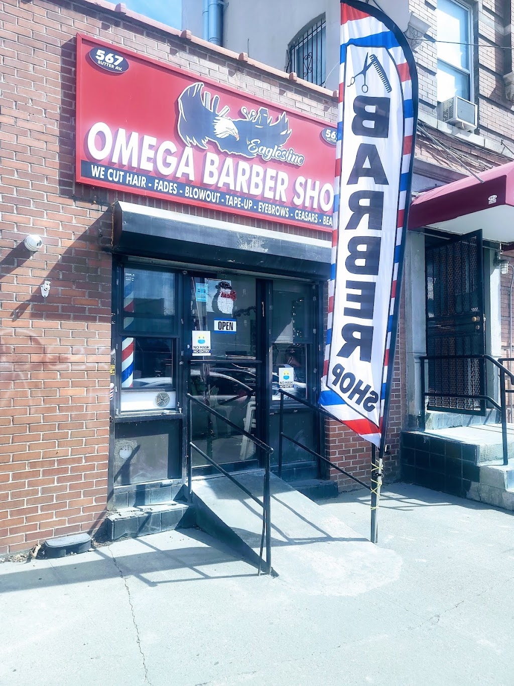Omega barber shop | 567 Sutter Ave, Brooklyn, NY 11207 | Phone: (347) 260-9112