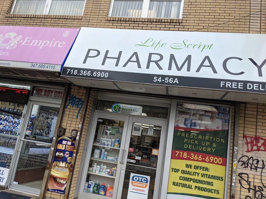 Life Script Pharmacy (Health Mart) | 54-56 Myrtle Ave, Queens, NY 11385 | Phone: (718) 366-6900