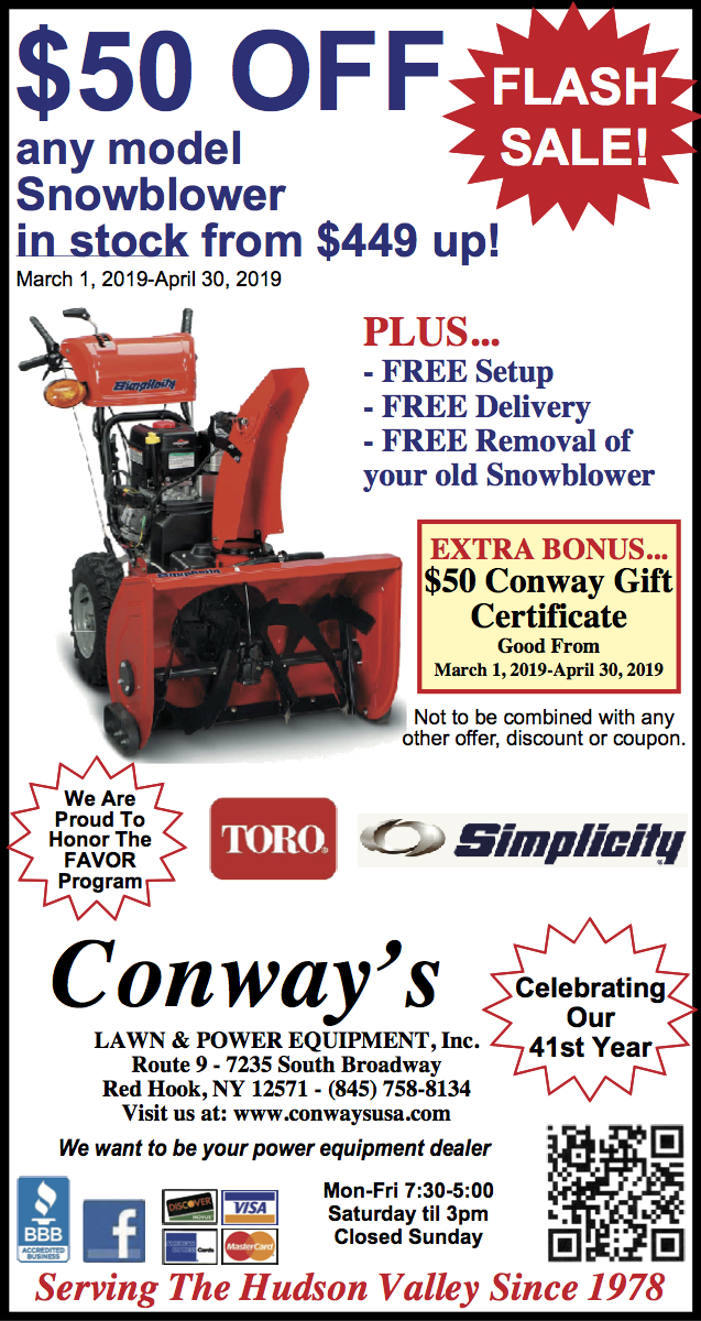 Conways Lawn & Power Equipment Inc | 7235 S Broadway, Red Hook, NY 12571 | Phone: (845) 758-8134