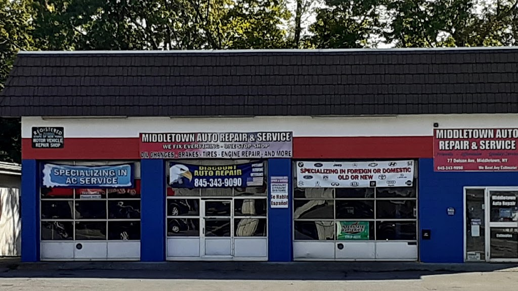 Middletown Auto Repair and Service Inc. | 77 Dolson Ave, Middletown, NY 10940 | Phone: (845) 343-9090