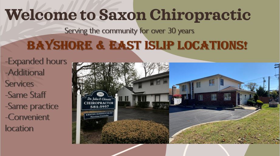 Saxon Chiropractic, P.C. | 86 Atlanta St, Bay Shore, NY 11706 | Phone: (631) 968-8300