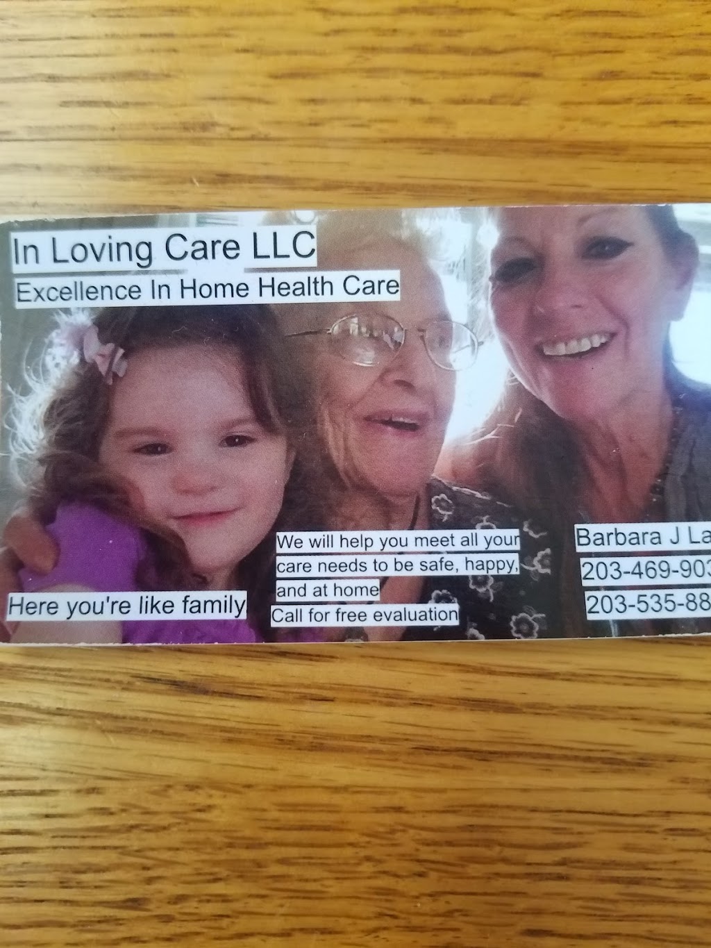 In Loving Care Llc | 160 Thompson St, East Haven, CT 06513 | Phone: (203) 535-8812