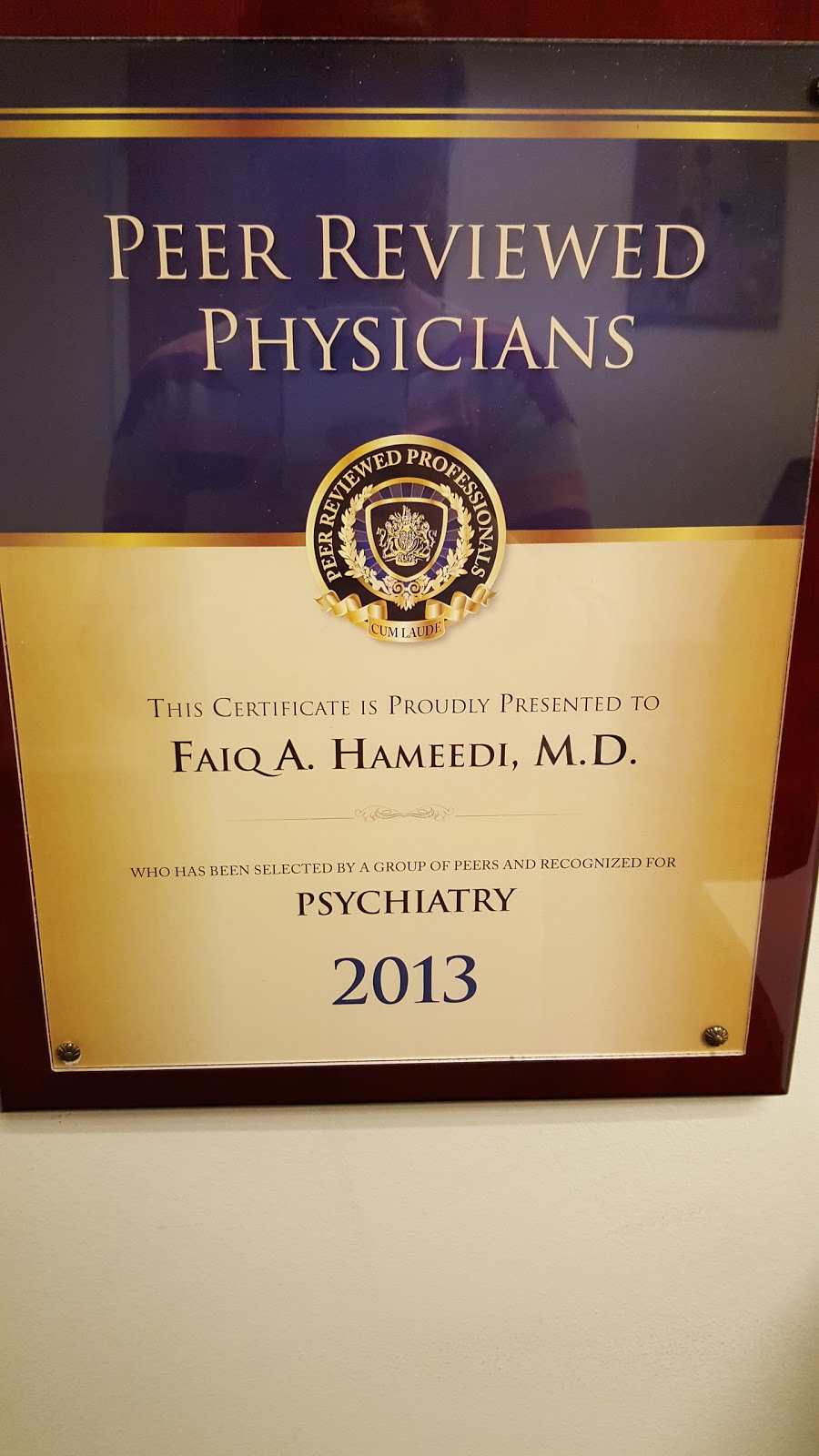 Dr. Faiq A. Hameedi, MD | 455 Central Park Ave #311, Scarsdale, NY 10583 | Phone: (914) 574-5390