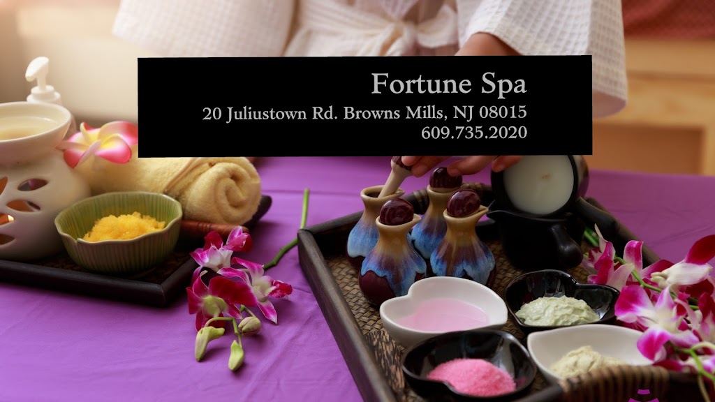 Fortune spa | 20 Juliustown Rd Store B, Browns Mills, NJ 08015 | Phone: (609) 735-2020