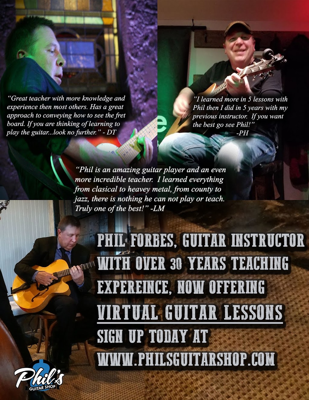 Phils Guitar Shop | 255 Main St S, Woodbury, CT 06798 | Phone: (203) 405-6513