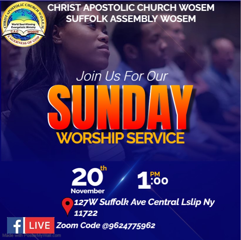 Christ Apostolic Church Suffolk Assembly WOSEM | 127W W Suffolk Ave, Central Islip, NY 11722 | Phone: (631) 565-3964