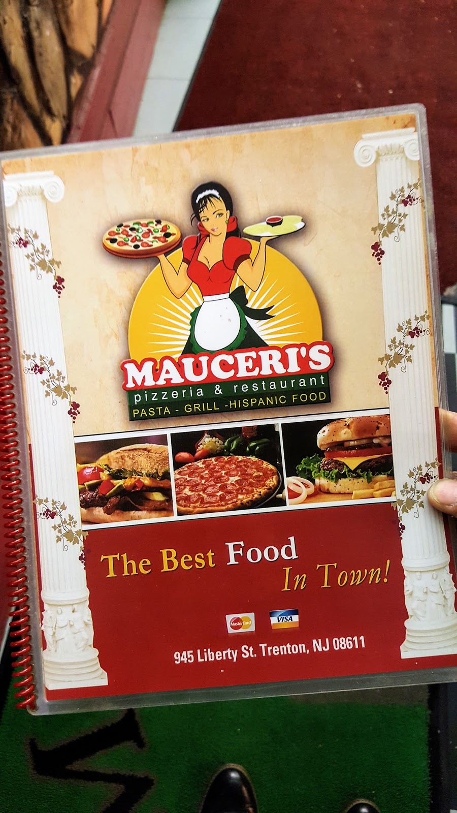 Mauceris Pizzeria & Hispanic Restaurant | 945 Liberty St, Trenton, NJ 08611 | Phone: (609) 394-9698