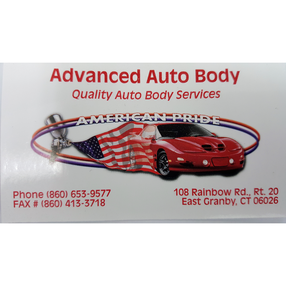 Advanced Auto Body | 108 Rainbow Rd, East Granby, CT 06026 | Phone: (860) 653-9577