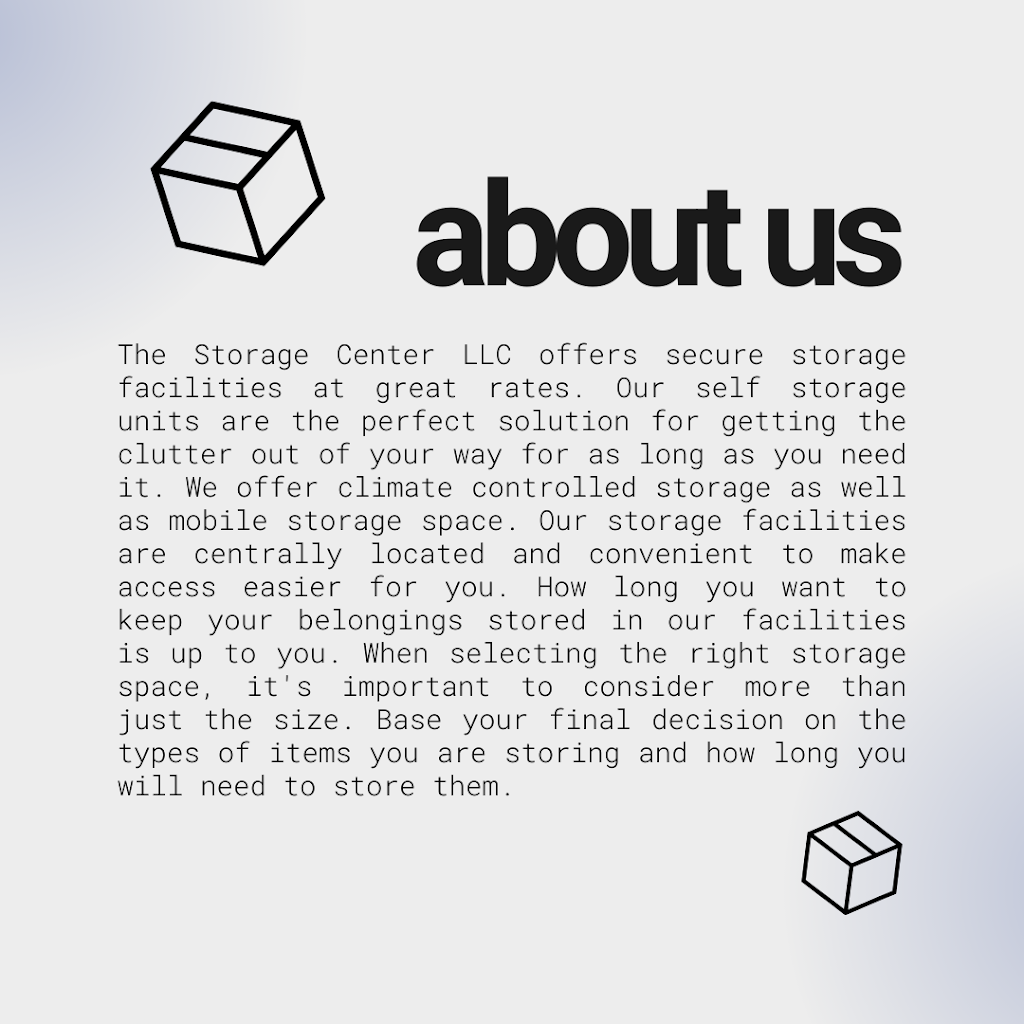 The Storage Center, LLC | 4676 NY-206, Bainbridge, NY 13733 | Phone: (607) 967-5846