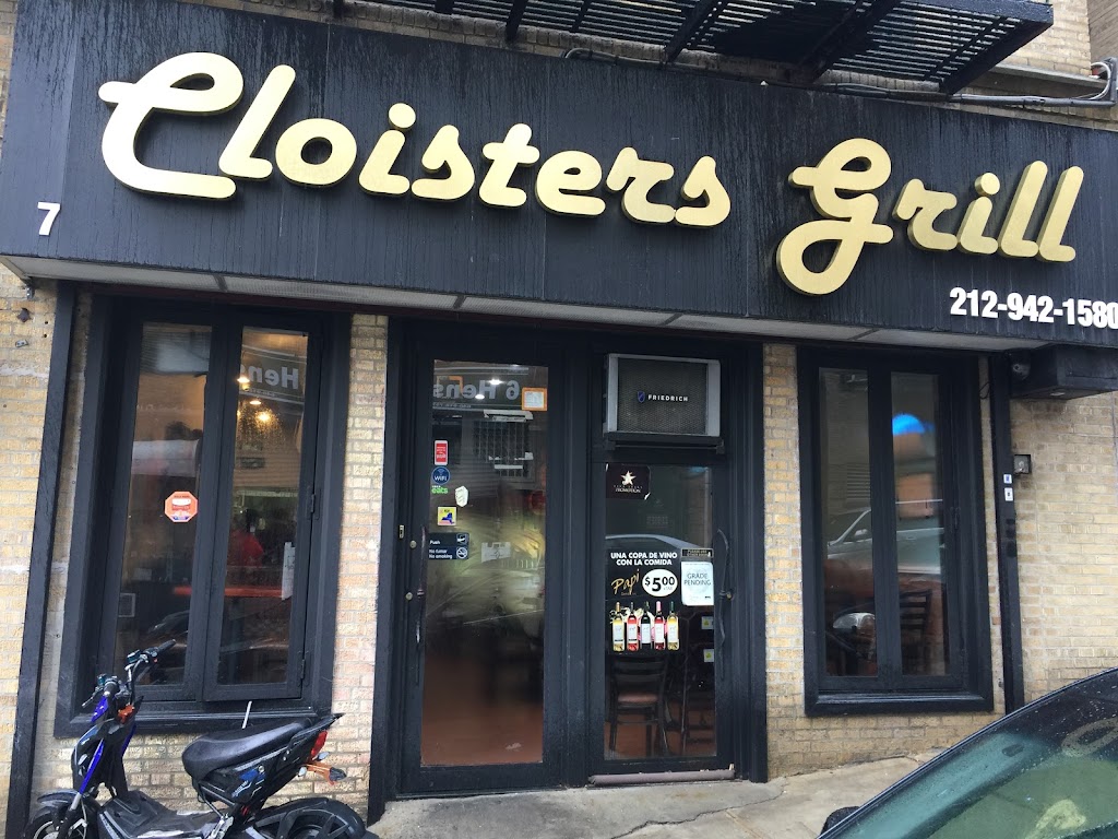 Cloister Grill | 7 Henshaw St, New York, NY 10034 | Phone: (212) 942-1580