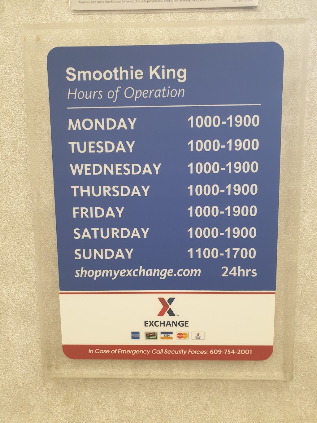 Smoothie King | 3452 Broidy Rd, Fort Dix, NJ 08640 | Phone: (609) 521-5005