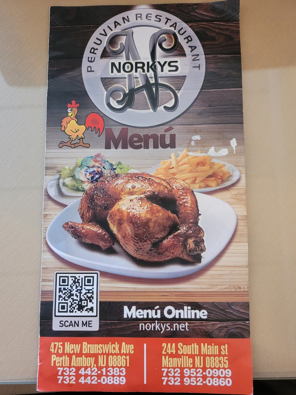 Norkys Peruvian Restaurant | 244 S Main St, Manville, NJ 08835 | Phone: (732) 952-0909