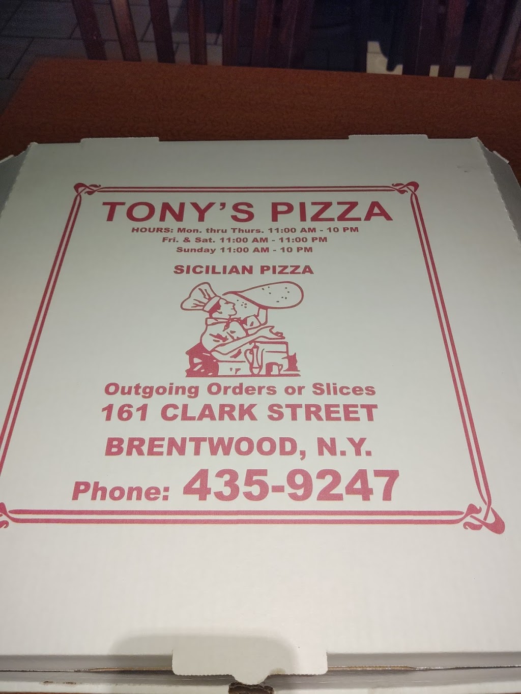 Tonys Pizzeria and Restaurant | 161 Clarke St, Brentwood, NY 11717 | Phone: (631) 435-9247