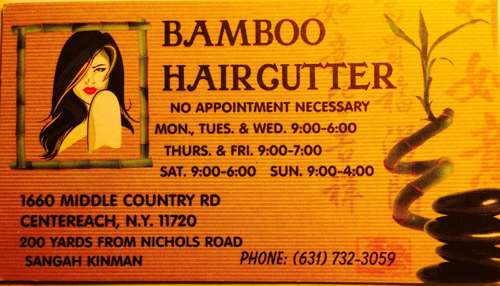 Bamboo Haircutters | 1660 Middle Country Rd, Centereach, NY 11720 | Phone: (631) 732-3059