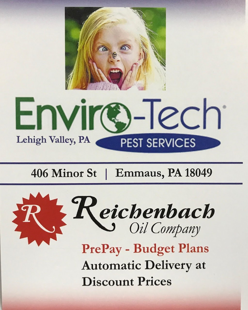 Enviro-Tech Pest Services | 406 Minor St, Emmaus, PA 18049 | Phone: (610) 928-1557