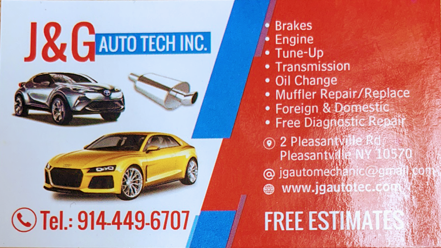 J&G Auto Tech Inc. | 2 Pleasantville Rd, Pleasantville, NY 10570 | Phone: (914) 449-6707