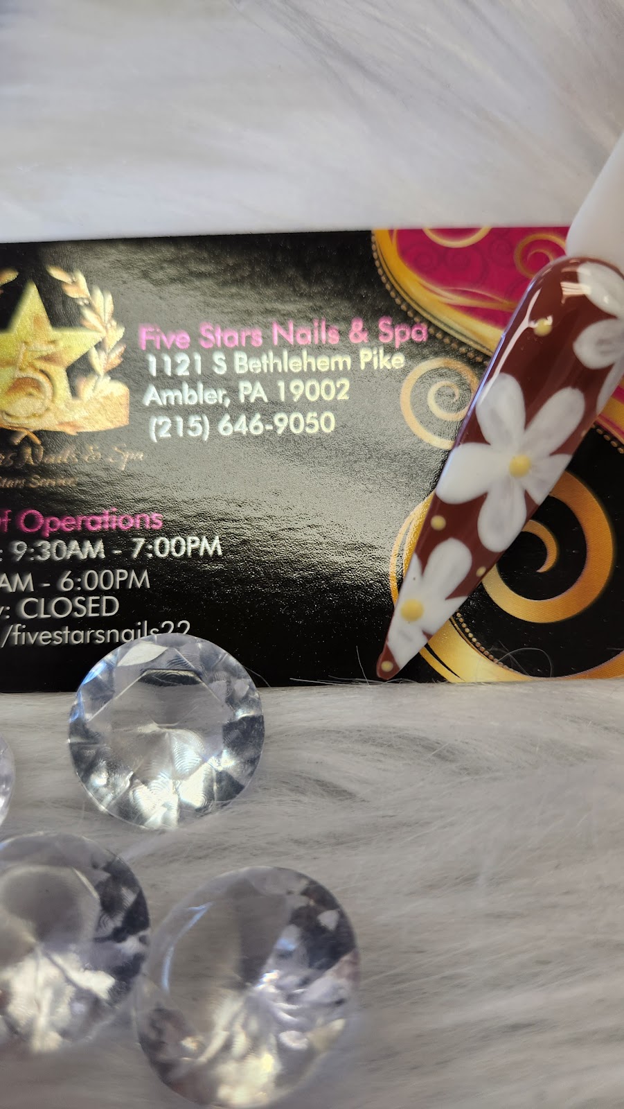 Five Stars Nails & Spa | 1121 S Bethlehem Pike, Ambler, PA 19002 | Phone: (215) 646-9050